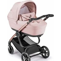 Универсальная коляска CAM Posh (2 в 1, розовый/рама розовое золото) — Chaika Market