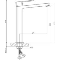 Смеситель Lauter Cascade 21СК0655BS - Изображение №2 — Chaika Market