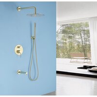 Душевая система  Abber Emotion AF8817G (золото матовое) - Изображение №2 — Chaika Market