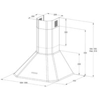 Кухонная вытяжка Korting KHC 9839 X - Изображение №2 — Chaika Market