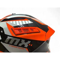 Мотошлем AIM RH855 Fiber Glass Tondo RH855T-OBW-S (S, оранжевый/черный/белый) - Изображение №10 — Chaika Market