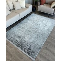 Ковер для жилой комнаты Radjab Carpet Марсель NP 425 Прямоугольник 11519RK (1.6x2.3, Grey) - Изображение №7 — Chaika Market