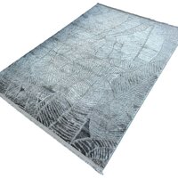 Ковер для жилой комнаты Radjab Carpet Марсель NP 425 Прямоугольник 11519RK (1.6x2.3, Grey) — Chaika Market