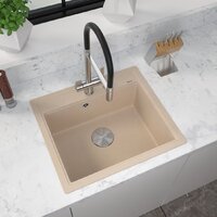 Кухонная мойка ZorG Rock 60 Premium beige — Chaika Market