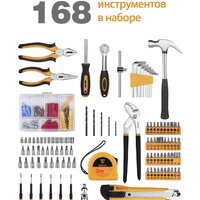 Универсальный набор инструментов Deko DKMT168 (168 предметов) - Изображение №5 — Chaika Market