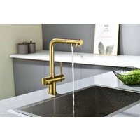 Смеситель Paulmark Serpentine Se213222-BG (золото/брашированное золото) - Изображение №5 — Chaika Market
