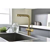 Смеситель Paulmark Serpentine Se213222-BG (золото/брашированное золото) - Изображение №3 — Chaika Market