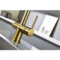 Смеситель Paulmark Serpentine Se213222-BG (золото/брашированное золото) - Изображение №14 — Chaika Market
