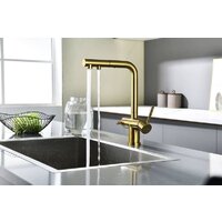 Смеситель Paulmark Serpentine Se213222-BG (золото/брашированное золото) - Изображение №10 — Chaika Market