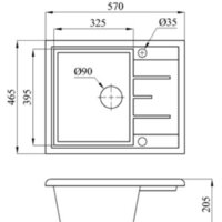 Кухонная мойка БелЭворс Mila L + смеситель W74004-2 + дозатор L405F (черный) - Изображение №8 — Chaika Market