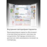 Четырёхдверный холодильник MAUNFELD MFF181NFSB - Изображение №18 — Chaika Market