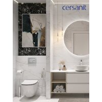Унитаз подвесной Cersanit City Smart CO DPL EO Slim (с кнопкой Corner 64107 хром матовый) - Изображение №16 — Chaika Market