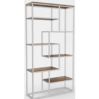 Стеллаж Hype Mebel Зиг-Заг-2 120x200 (белый/дуб галифакс олово) — Chaika Market