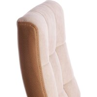 Офисное кресло TetChair Trendy (флок, бежевый/бронзовый) - Изображение №11 — Chaika Market