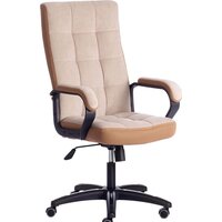 Офисное кресло TetChair Trendy (флок, бежевый/бронзовый) — Chaika Market