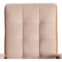 Офисное кресло TetChair Trendy (флок, бежевый/бронзовый) - Изображение №7 — Chaika Market