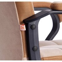 Офисное кресло TetChair Trendy (флок, бежевый/бронзовый) - Изображение №12 — Chaika Market