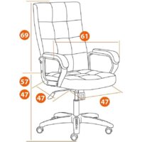Офисное кресло TetChair Trendy (флок, бежевый/бронзовый) - Изображение №16 — Chaika Market