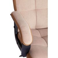 Офисное кресло TetChair Trendy (флок, бежевый/бронзовый) - Изображение №10 — Chaika Market