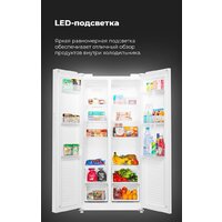 Холодильник side by side MAUNFELD MFF177NFSE - Изображение №30 — Chaika Market