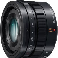 Объектив Panasonic LEICA DG SUMMILUX 15mm F1.7 ASPH. (черный) — Chaika Market