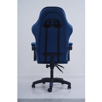 Игровое (геймерское) кресло Calviano 1584 (велюр, синий) - Изображение №5 — Chaika Market