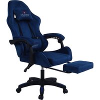 Игровое (геймерское) кресло Calviano 1584 (велюр, синий) — Chaika Market