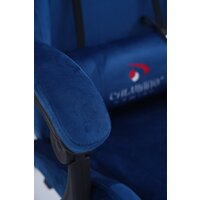 Игровое (геймерское) кресло Calviano 1584 (велюр, синий) - Изображение №26 — Chaika Market