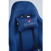 Игровое (геймерское) кресло Calviano 1584 (велюр, синий) - Изображение №25 — Chaika Market