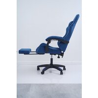 Игровое (геймерское) кресло Calviano 1584 (велюр, синий) - Изображение №10 — Chaika Market