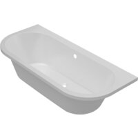 Ванна Bonito Home Aura 170x75 BH-AU-104-170W/St+BH-AU-P-170 (с ножками, экраном и креплением) - Изображение №2 — Chaika Market