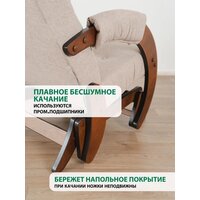 Кресло-глайдер Glider Модель 68 (светло-коричневый/орех антик) - Изображение №8 — Chaika Market