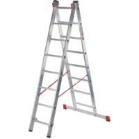 Лестница-стремянка Новая высота NV 322 двухсекционная профессиональная 2x22 ступени - Изображение №2 — Chaika Market