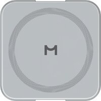 Беспроводное зарядное Magssory Fold Pro 3 в 1 WCH063 (серебристый) - Изображение №7 — Chaika Market