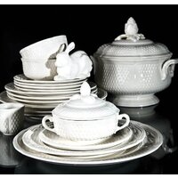 Набор десертных тарелок Gien Pont Aux Choux Blanc 1151B4A534 - Изображение №3 — Chaika Market