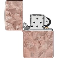 Зажигалка Zippo Armor® Hearts 48919 - Изображение №4 — Chaika Market
