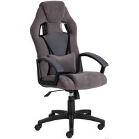 Игровое (геймерское) кресло TetChair Driver (флок/ткань, серый) — Chaika Market