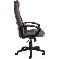 Игровое (геймерское) кресло TetChair Driver (флок/ткань, серый) - Изображение №2 — Chaika Market