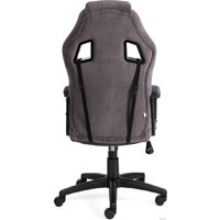 Игровое (геймерское) кресло TetChair Driver (флок/ткань, серый) - Изображение №4 — Chaika Market