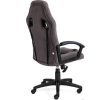 Игровое (геймерское) кресло TetChair Driver (флок/ткань, серый) - Изображение №3 — Chaika Market