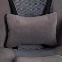 Игровое (геймерское) кресло TetChair Driver (флок/ткань, серый) - Изображение №7 — Chaika Market