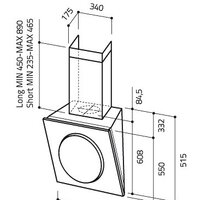 Кухонная вытяжка Elica MINI OM WH/F/55 - Изображение №2 — Chaika Market