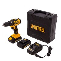 Дрель-шуруповерт Denzel CDL-18-02BM (с 2-мя АКБ, кейс) - Изображение №8 — Chaika Market