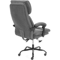 Офисное кресло TetChair Chief metalBL (ткань, серый, KUB 05/TW-12) - Изображение №5 — Chaika Market