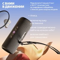 Умная колонка Яндекс Станция Стрит (черный) - Изображение №9 — Chaika Market