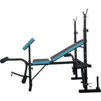 Силовая скамья Atlas Sport 1070 (черный/синий) - Изображение №4 — Chaika Market