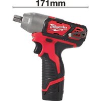 Гайковерт Milwaukee M12 M12BIW12-202C 4933447133 (с 2-мя АКБ, кейс) - Изображение №4 — Chaika Market