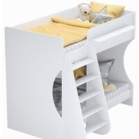 Двухъярусная кровать Polini Kids Dream 1500 0002425.9 (белый) - Изображение №2 — Chaika Market