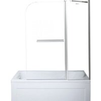 Стеклянная шторка для ванны Aquanet SG-1200 150x120 (прозрачное стекло) — Chaika Market