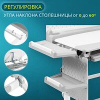 Парта Nika РСП3/С - Изображение №6 — Chaika Market